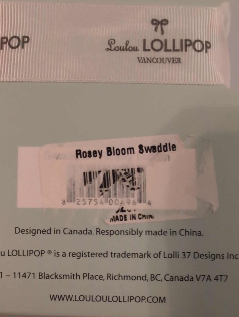 Loulou Lollipop Floral Muslin Swaddle Blanket 47x47 - Picture 2 of 4